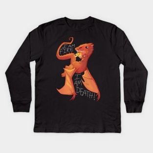 Baby Smaug (Dark) Kids Long Sleeve T-Shirt